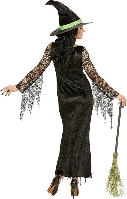 "WITCH" (dress with gem, hat) - (S)