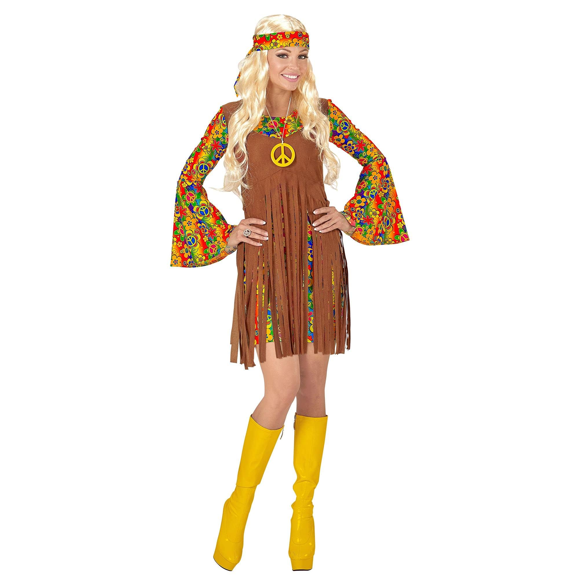 Widmann Adult costume, hippy woman SX