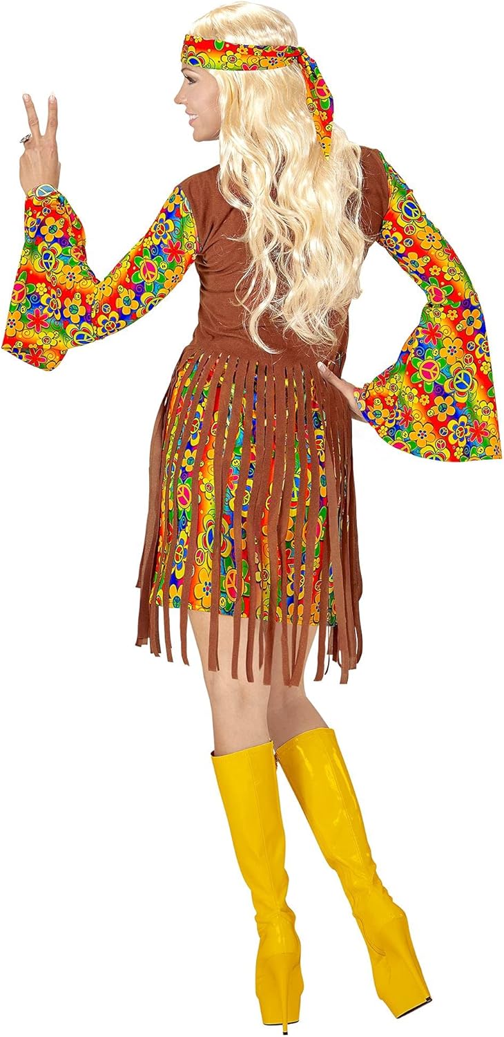 Widmann Adult costume, hippy woman SX