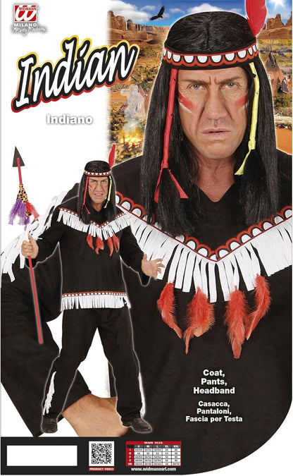 "INDIAN" (coat, pants, headband) - (XL)