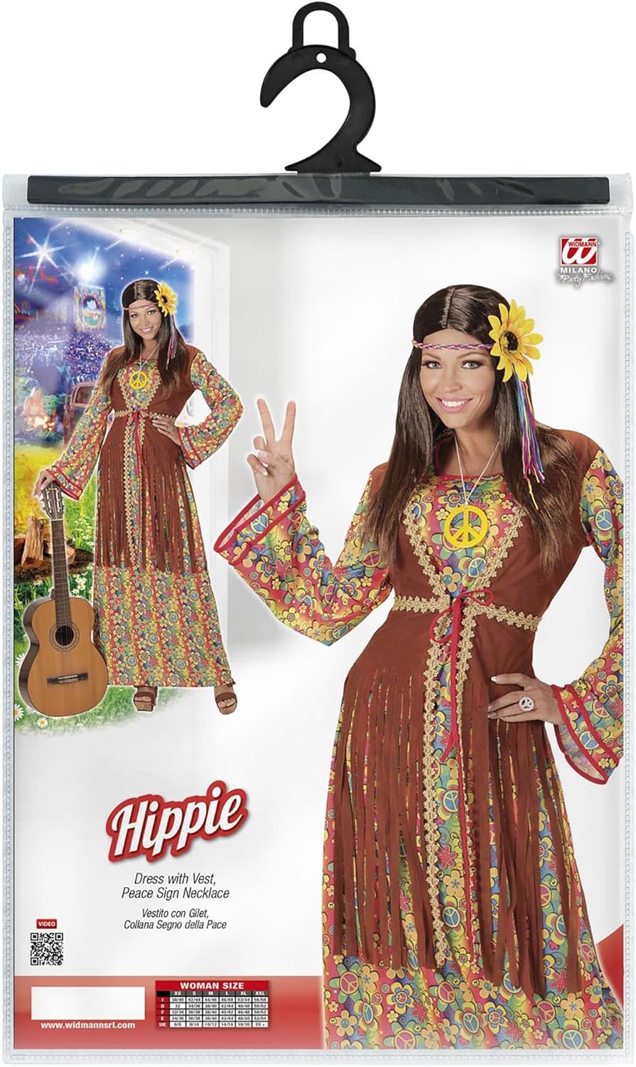 Widmann Women's Costume Hippie L