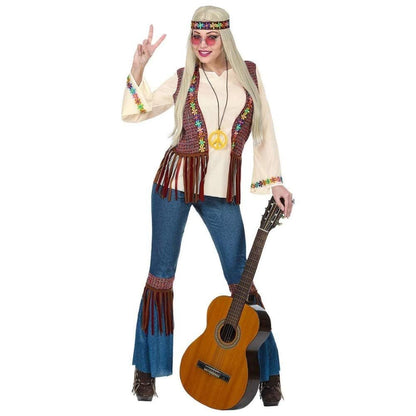 Widmann Women's Hippie Costume L Multicoloured