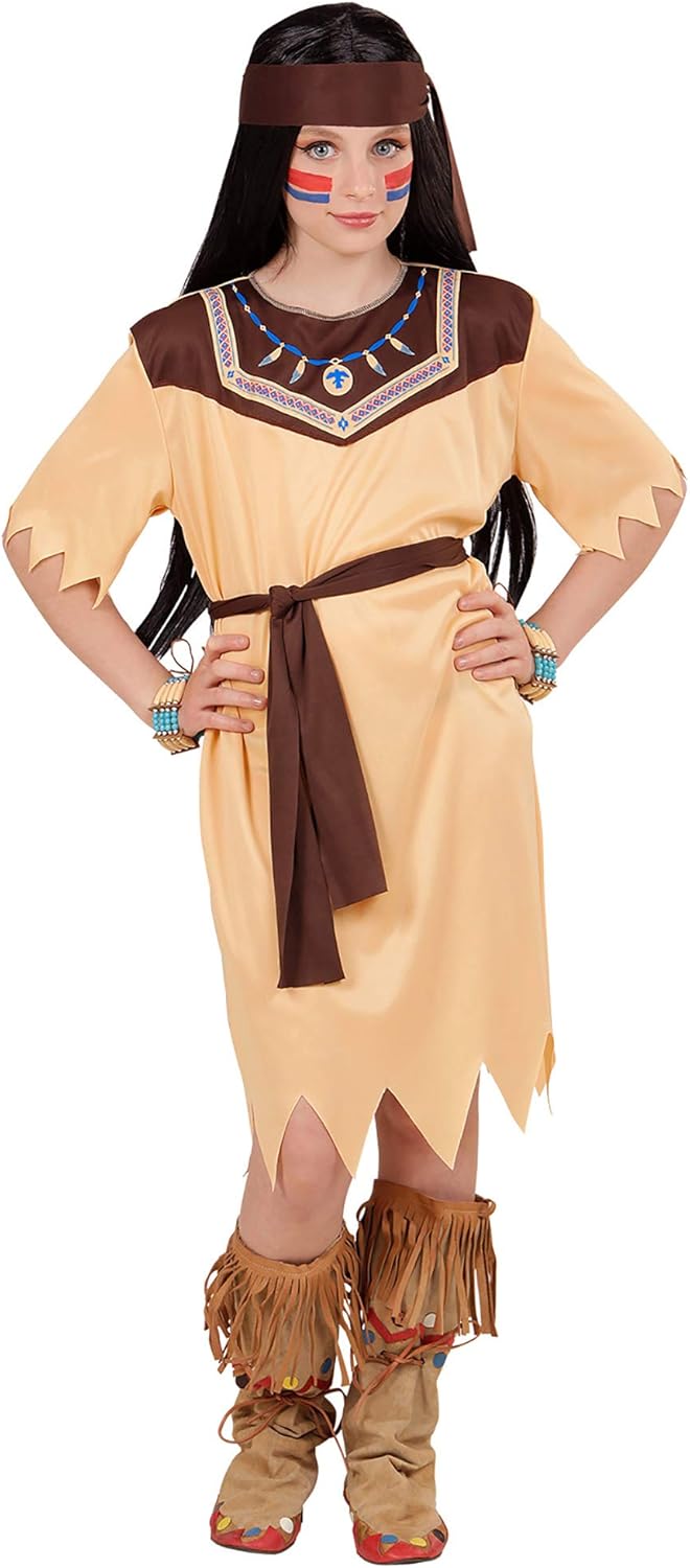 Widmann 11009721 Children's Indian costume, Multicoloured, 128