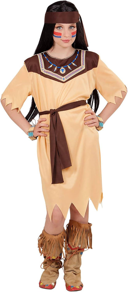 Widmann 11009721 Children's Indian costume, Multicoloured, 128