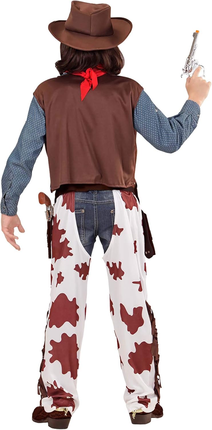 Widmann 07277 Children's Cowboy Costume Multi-Coloured 140 cm