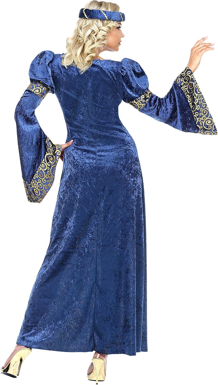 "RENAISSANCE LADY" (dress, headpiece) - (XL)