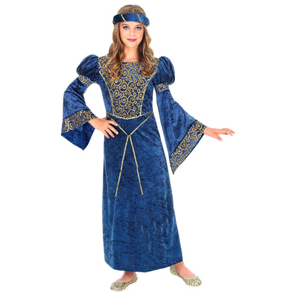 Widmann Women's Renaissance Costume Dress and Headdress Queen Princess Burgundy Carnival Theme Party 5/7