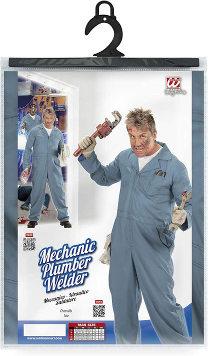 Widmann 07361 Adult Mechanic Plumber Welder Costume – S XL