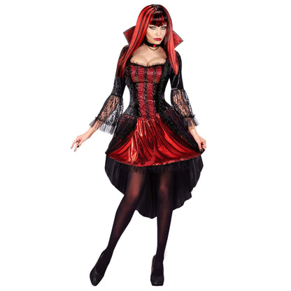 Widmann - Vampire costume, dress, necklace, Halloween, carnival, theme party