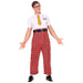 "NERD" (overalls, belt, tie, glasses) - (L)