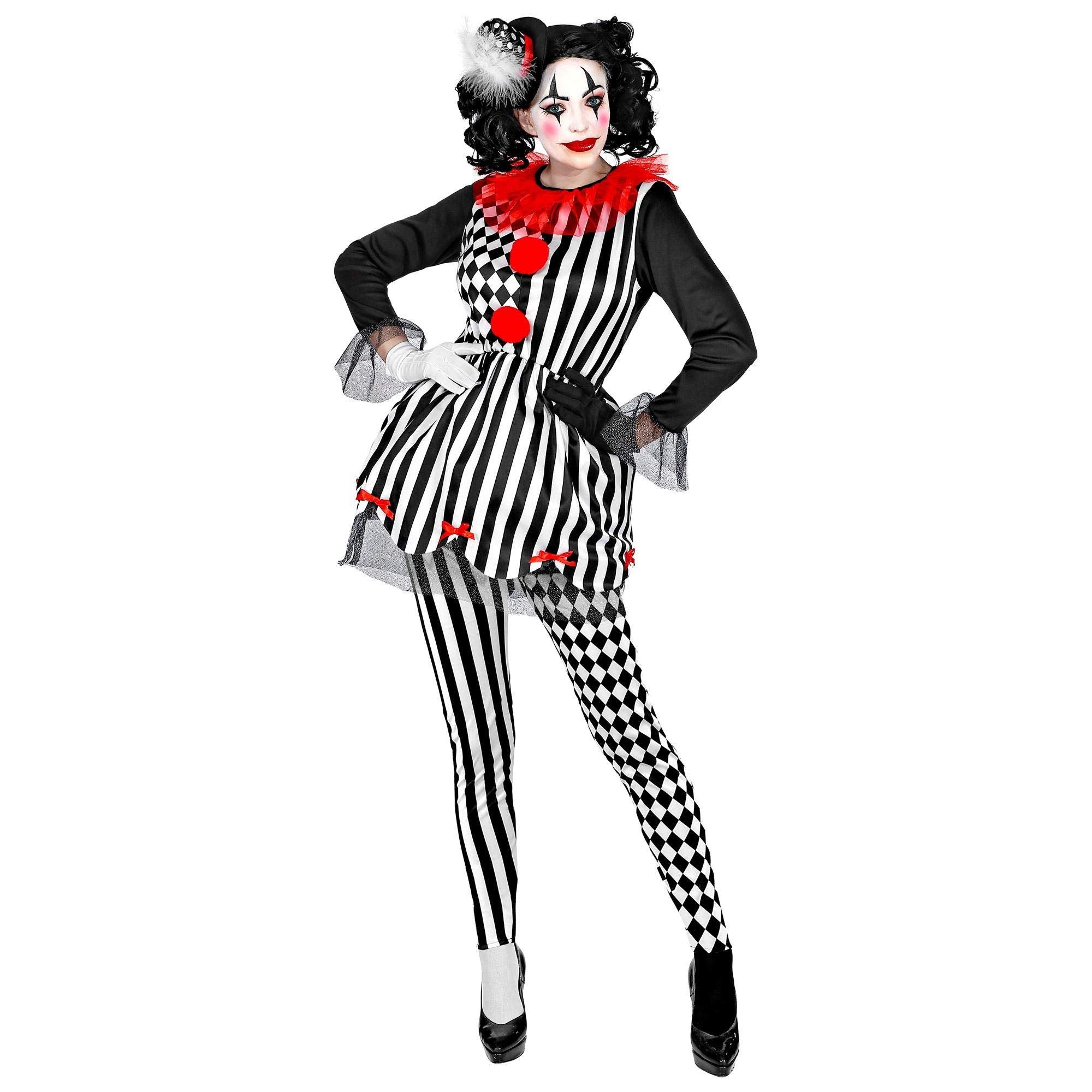 "EVIL HARLEQUIN" (dress, leggings, mini hat) - (S)