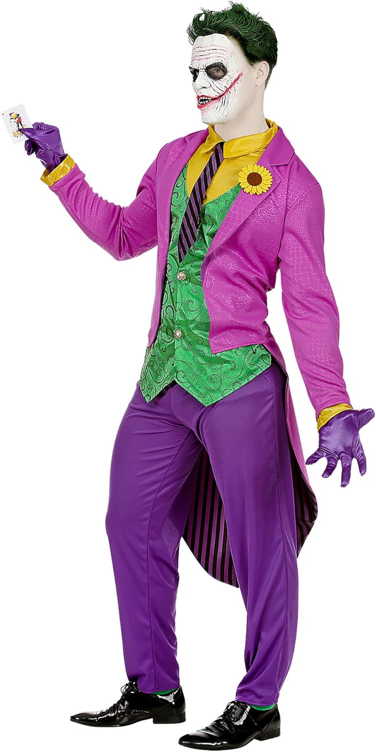 Widmann GRP08021VD Costume Mad Joker Da Uomo M Multi-coloured