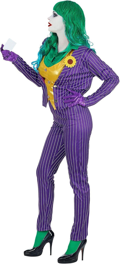 Widmann Women's Costume Mad Joker Da Donna Costumes M Multi-coloured