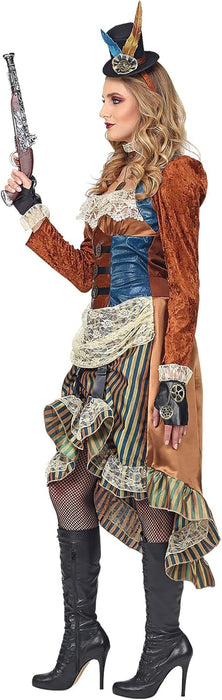 Widmann MILANO PARTY FASHION Steampunk Costume, Dress, Fancy Dress, Carnival, Halloween