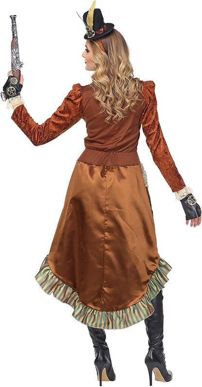 Widmann Srl Srl Women's Steampunk Costume for Adults XL Multi-coloured