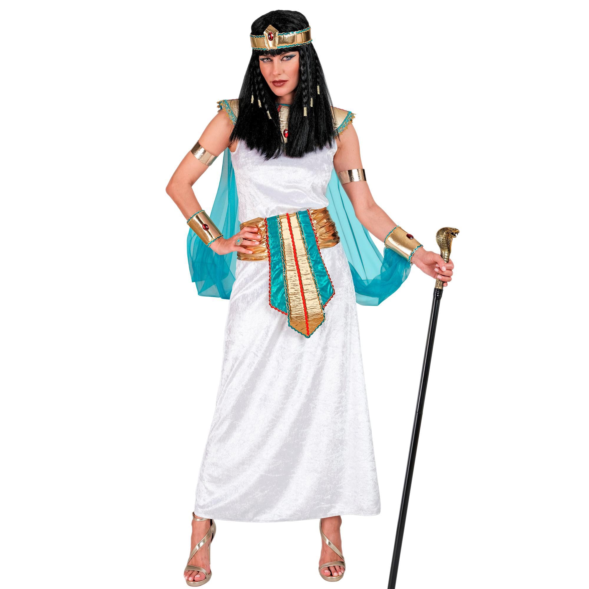Widmann 08301 Kostüm Ägyptische Königin Princess Egyptian Queen Costume, Solid, White, S