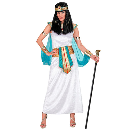 Widmann 08301 Kostüm Ägyptische Königin Princess Egyptian Queen Costume, Solid, White, S