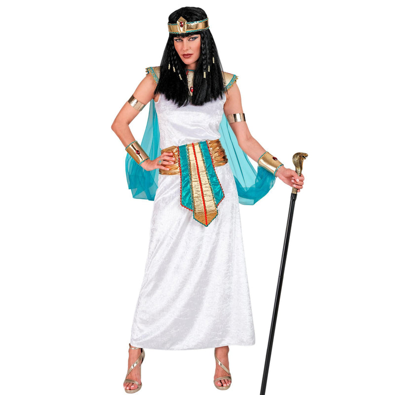 Widmann 08301 Kostüm Ägyptische Königin Princess Egyptian Queen Costume, Solid, White, S