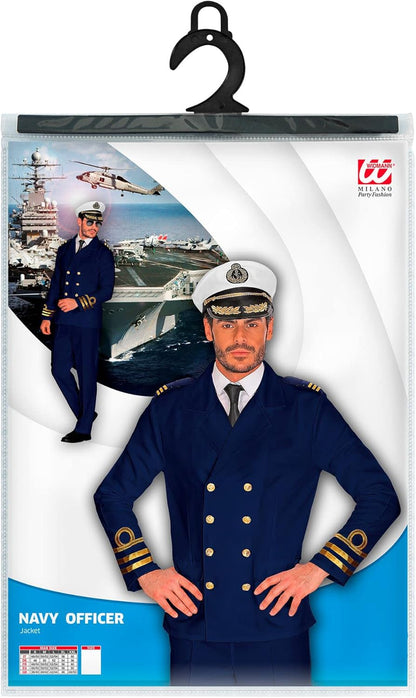 Widmann - Kostüm Admiral Kapitänsjacke, Jackett, Matrose, Kapitän, Karneval, Mottoparty XL