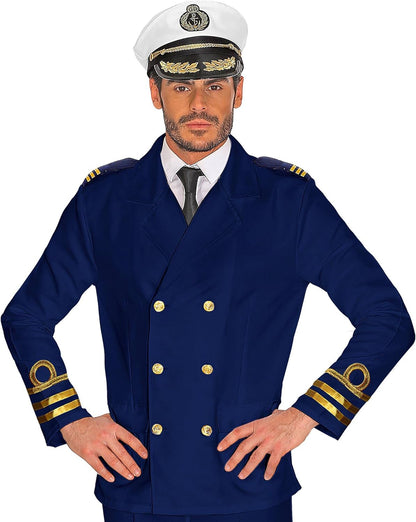 Widmann - Kostüm Admiral Kapitänsjacke, Jackett, Matrose, Kapitän, Karneval, Mottoparty XL