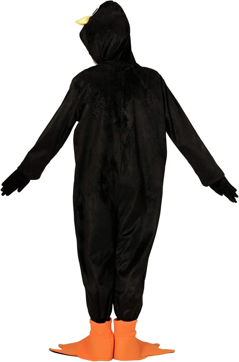 Widman Children's penguin costume jumpsuit with hood and mask, South Pole, Antarctic, carnival, theme party 128