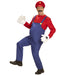 WIDMANN Adult Mens Red and Blue Super Plumber Costume. Includes Overalls, Shirt and Hat. Fancy Dress, Outfit, World Book Day, Halloween, Carnival, Stag Do
