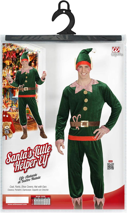 Widmann Adults Elf Costume Santa’s Helper