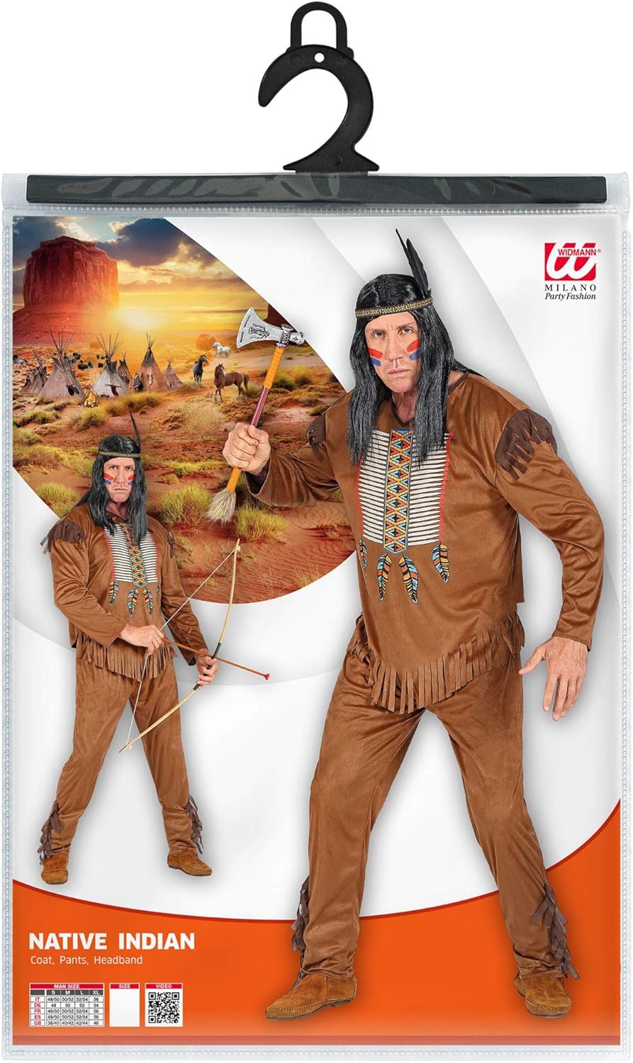 "NATIVE INDIAN" (coat, pants, headband) - (S)