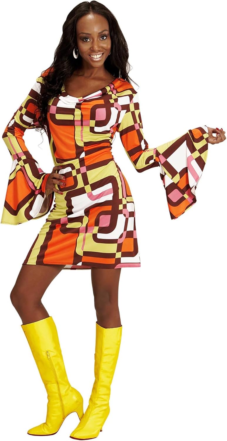 Widmann Adult Costume, Groovy Seventies, Ladies