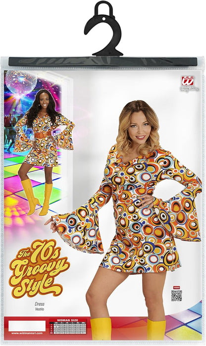 Widmann, adult costume, the 70s groovy style XL