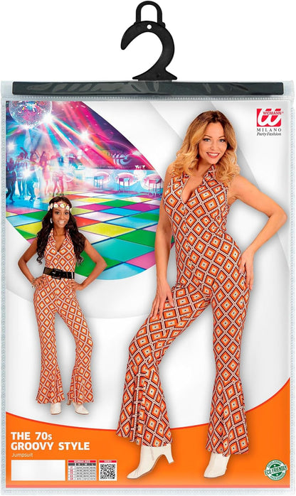 Widmann adult costume, 70's jumpsuit
