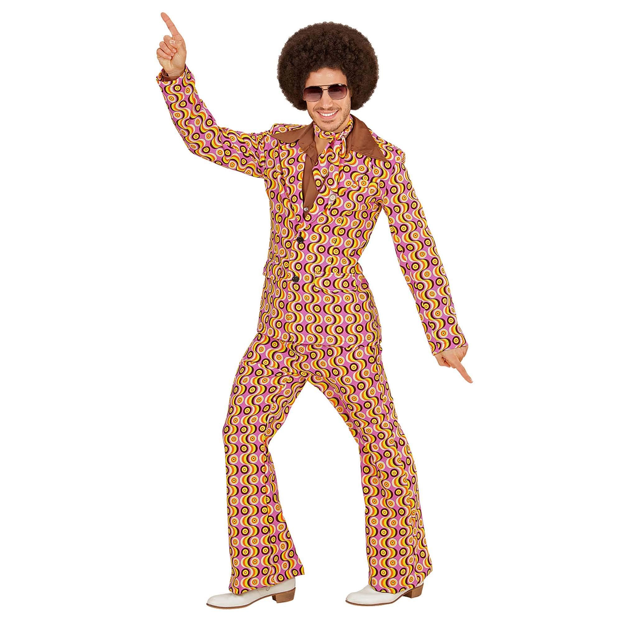 Generique Widmann adult costume - 70's suit