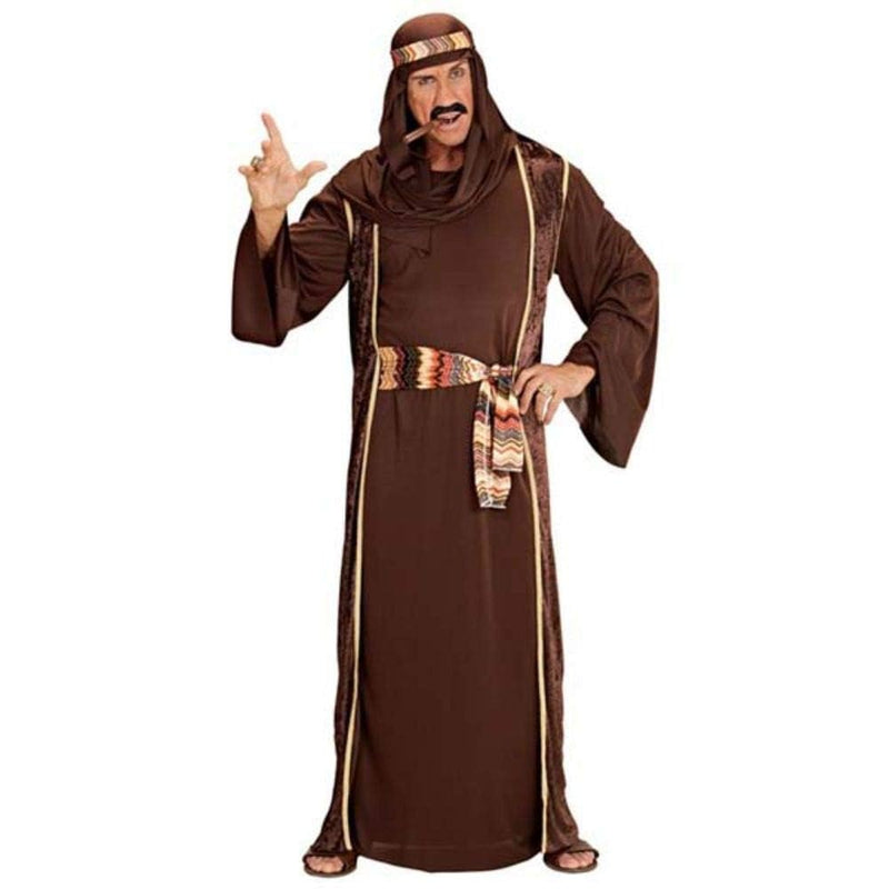 Widmann Arab Sheik (Robe - Long Vest - Belt - Head Scarf) S Brown