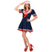 Widmann - Sailor costume, dress, mesh underskirt, hat, navy, uniform, theme party, carnival