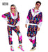 Widmann 80's Disco Shell Suit (Jacket, Pants) (M) Different Colors
