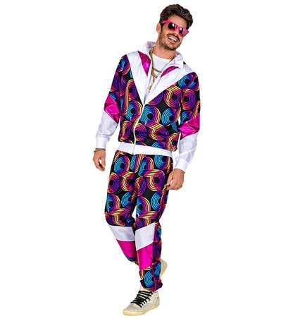 Widmann 80's Disco Shell Suit (Jacket, Pants) (M) Different Colors