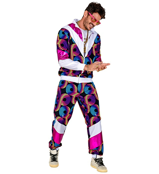 Widmann 80's Disco Shell Suit (Jacket, Pants) (M) Different Colors