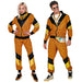 Widmann W MILANO Party Fashion - Costume tuta 80s leopardato, tuta da jogging, stile retrò, outfit cattivo gusto