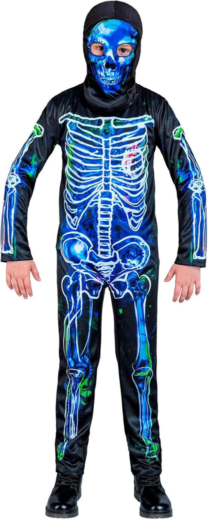 Widmann 12287 Children's Costume Infested Skeleton, Multicoloured, 140 (EU)