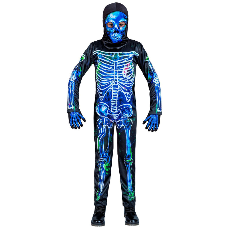 Widmann 12287 Children's Costume Infested Skeleton, Multicoloured, 140 (EU)