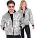 Widmann Party Fashion Bomber (Silver Sequin Bomber) (L/XL) Silver