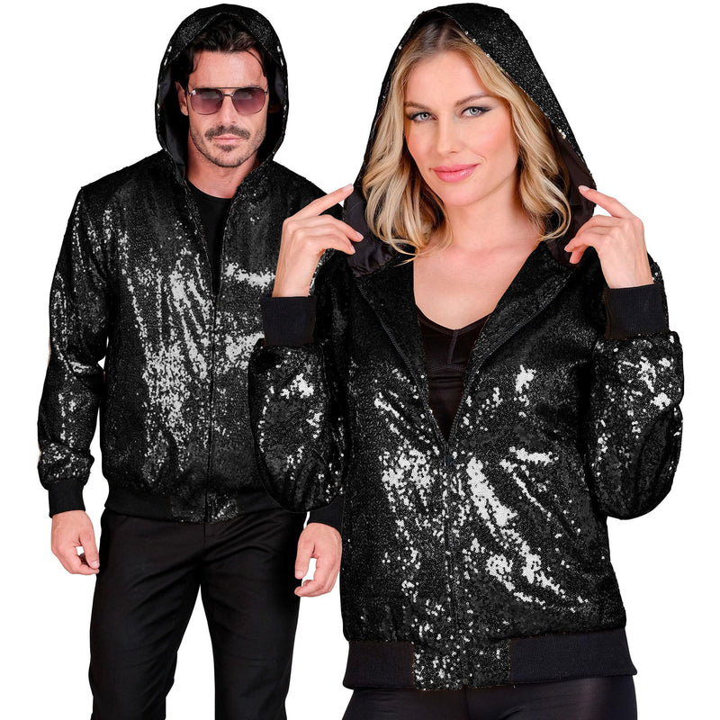 Party Fashion Hooded Bomber - (Size: L/Xl)