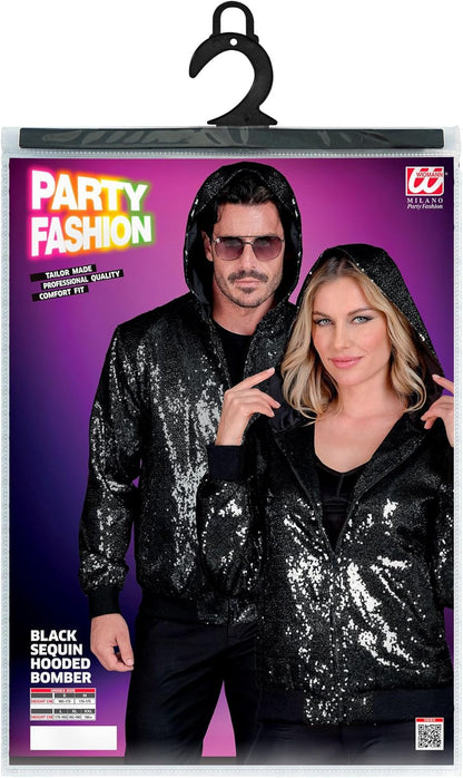 Party Fashion Hooded Bomber - (Size: L/Xl)