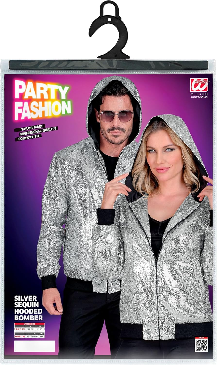 Party Fashion Hooded Bomber - (Size: S/M)