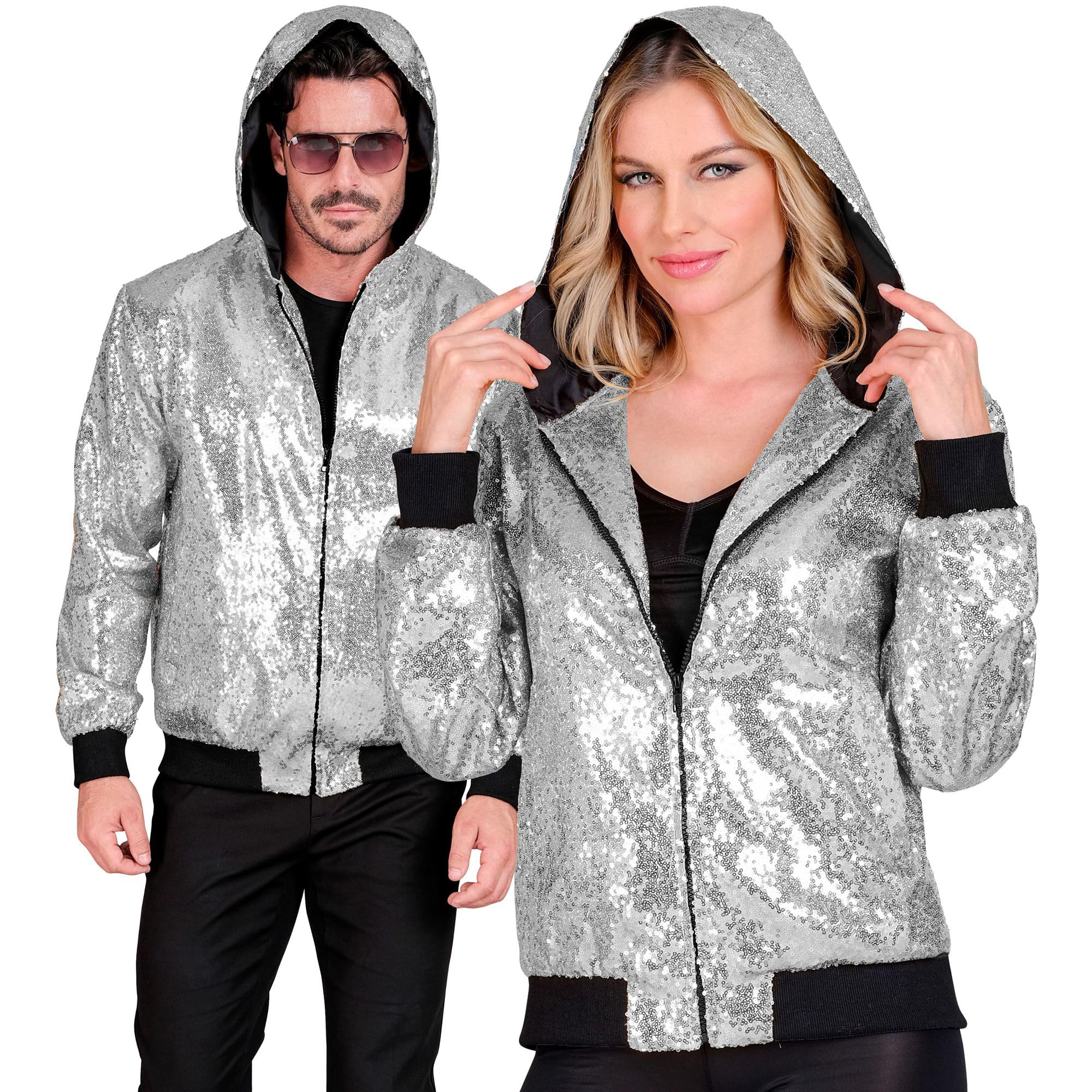 Party Fashion Hooded Bomber - (Size: S/M)