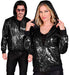 Widmann Party Fashion Hooded Bomber (Silver Sequin Hooded Bomber) (XXL) Silver