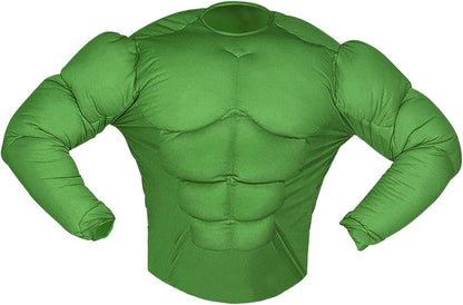 Widmann Kid?s Dressing Up Costume Green Muscle Shirt