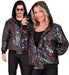 Widmann Party Fashion Hooded Bomber (Multicolor Sequin Hooded Bomber) (L/XL) Different Colors