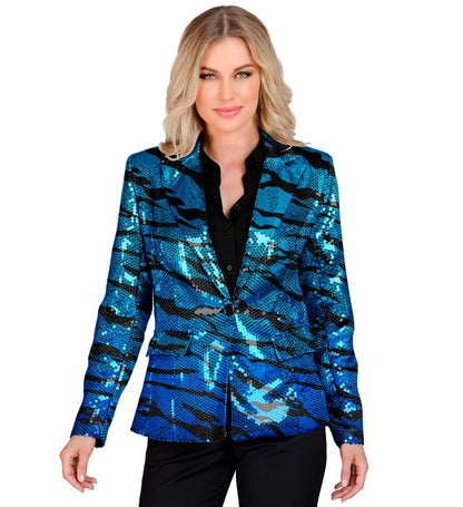 Widmann Party Fashion Jacket (Black Sequin Jacket) (XXL) Black