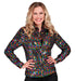 Widmann Party Fashion Shirt (Tie Dye Sequin Shirt) (XXL) Rainbow